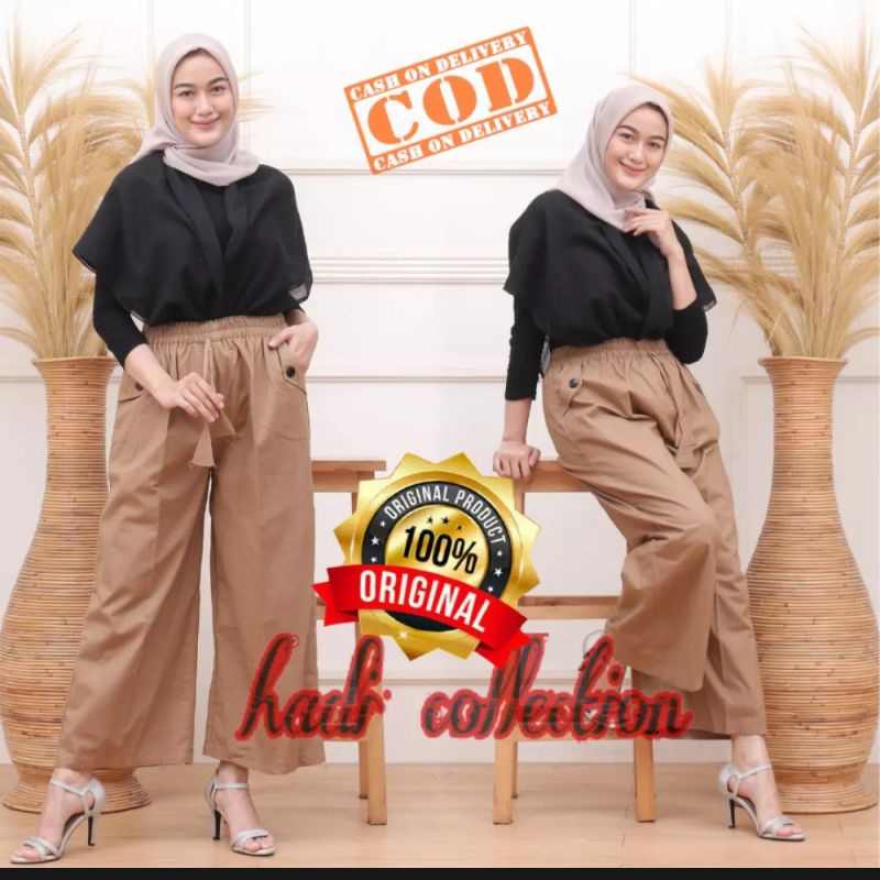 Celana Panjang Wanita Kekinian, Celana kulot kekinian, Celana Kulot Wanita