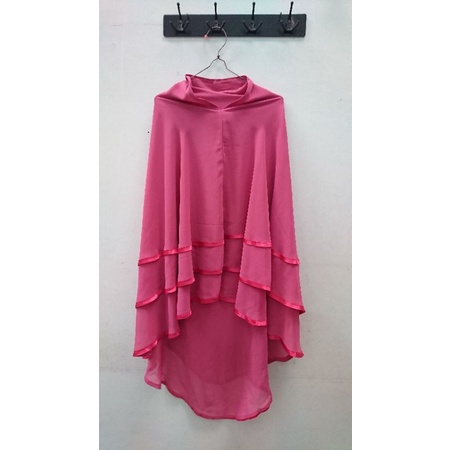 preloved khimar 3 layer non ped