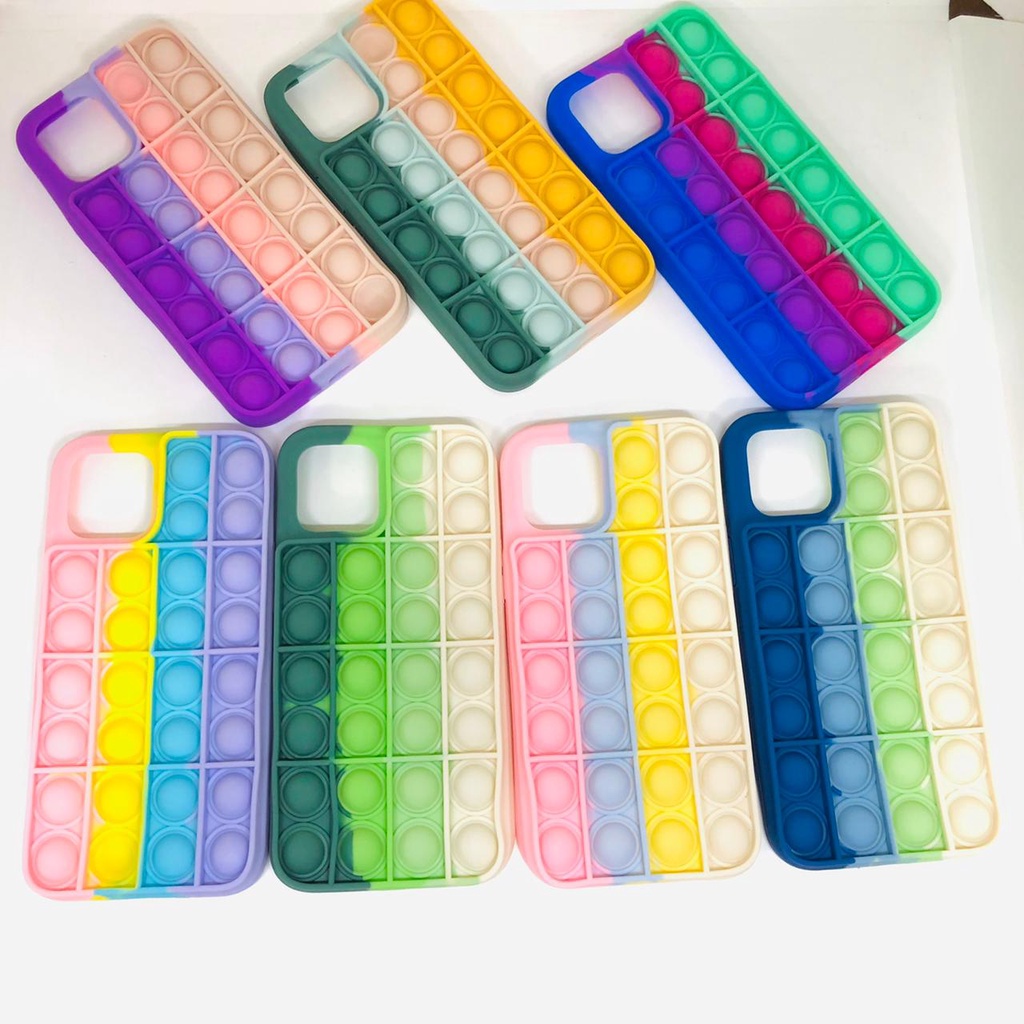 MINIGO COD-Soft Case IPHONE 12 IPHONE 12 PROMAX IPHONE XS MAX Lembut Pop It Soft Case all Varian Tipe Iph Pop IT bisa dimainkan Penghilang Stress