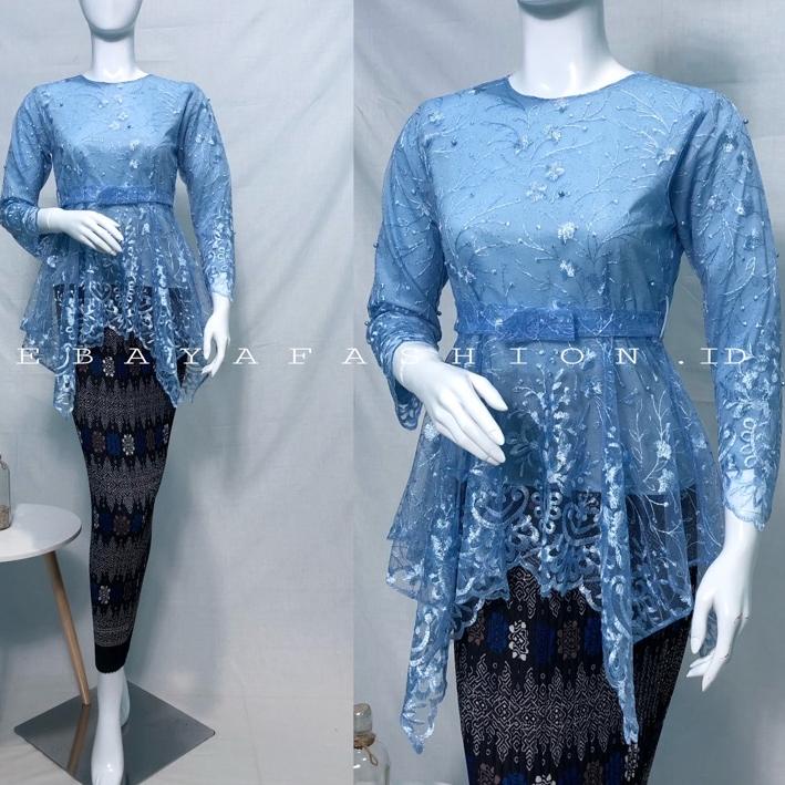 Terbaik Kebaya Modern Stelan kebaya Brukat Kebaya Remaja wisuda Set Kebaya Brokat Couple 