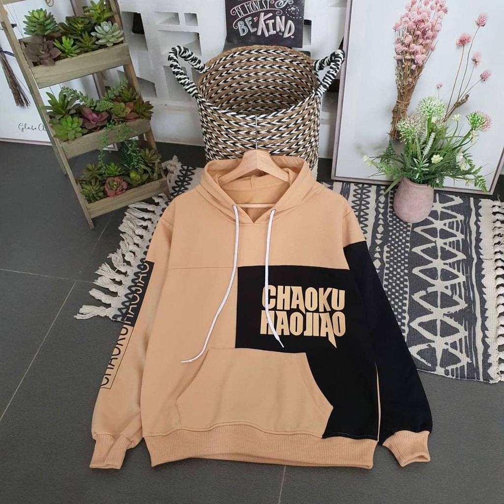 Sweater HOODIE CHAOKU HAOJIAO bisa untuk Pria/Wanita