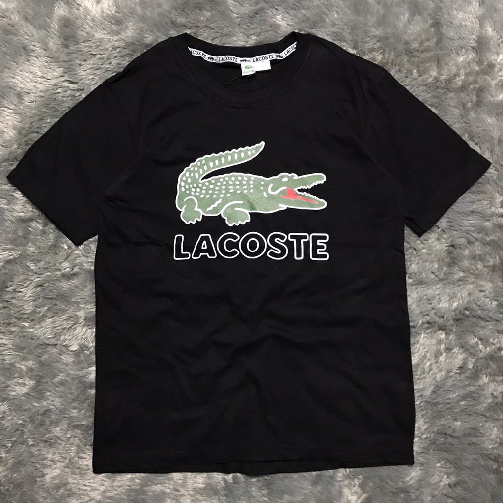 KAOS TSHIRT LACOSTE CROCO BIG LOGO HIGH MIRROR QUALITY TERLARIS