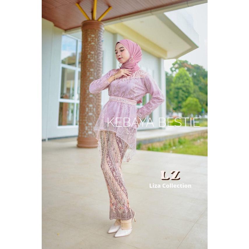 Permata Olshop / Kebaya Bestie LK / Kebaya Modern Wisuda / Blouse Kebaya Lamaran / Baju Kondangan