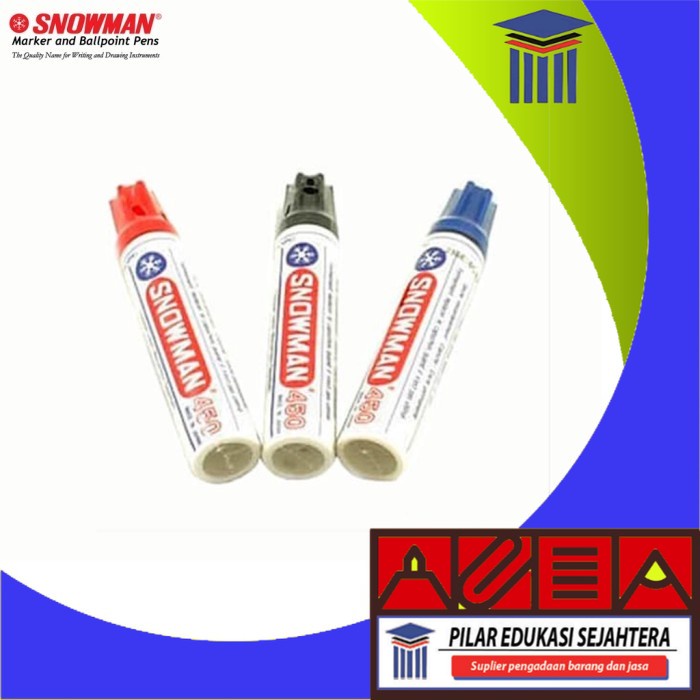 

SPIDOL SNOWMAN 450 PERMANENT HITAM / MERAH / BIRU MURAH