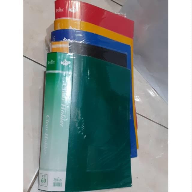 Map Clear holder Folio 60 sheet Felix