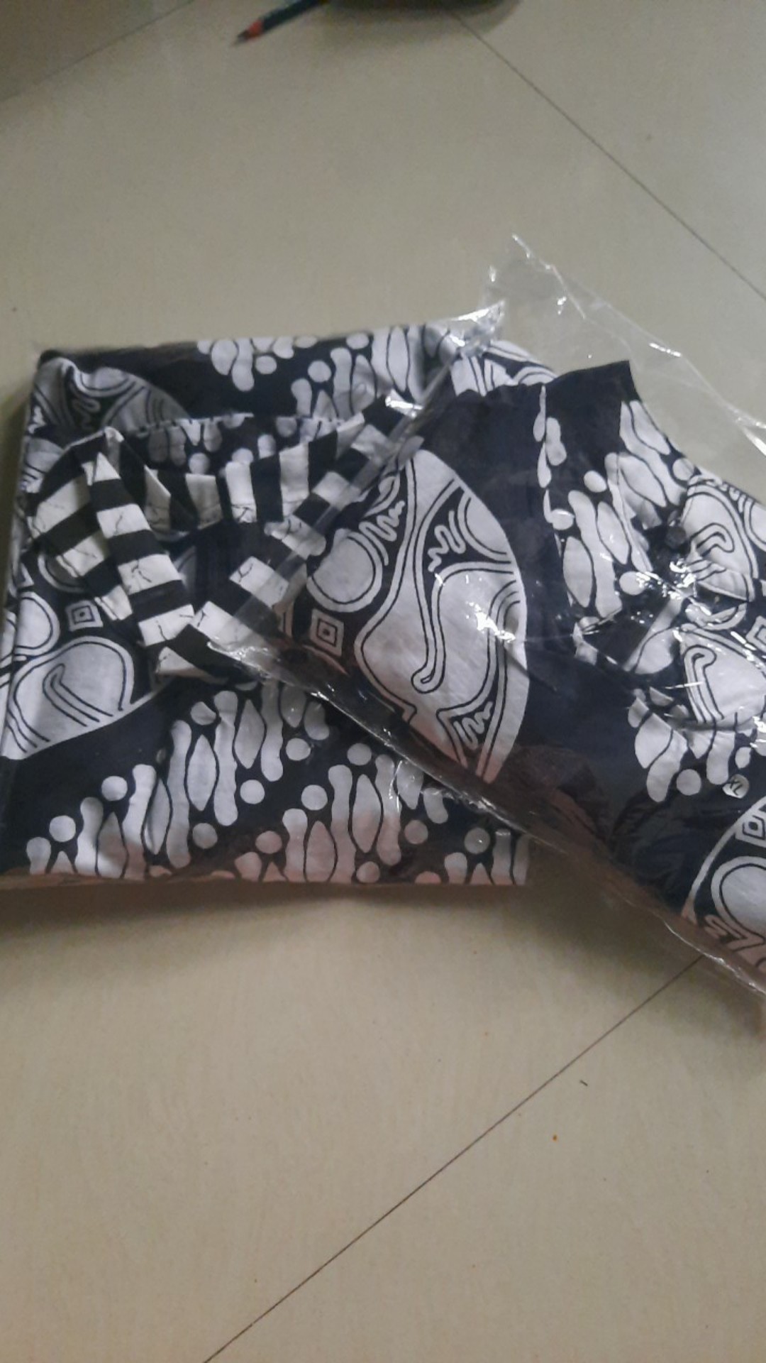 Tunik Shibori Black Tunik Batik Tunik Sibori Modern Monocrome Kerja Kantor Seragam Tunic Monokrom