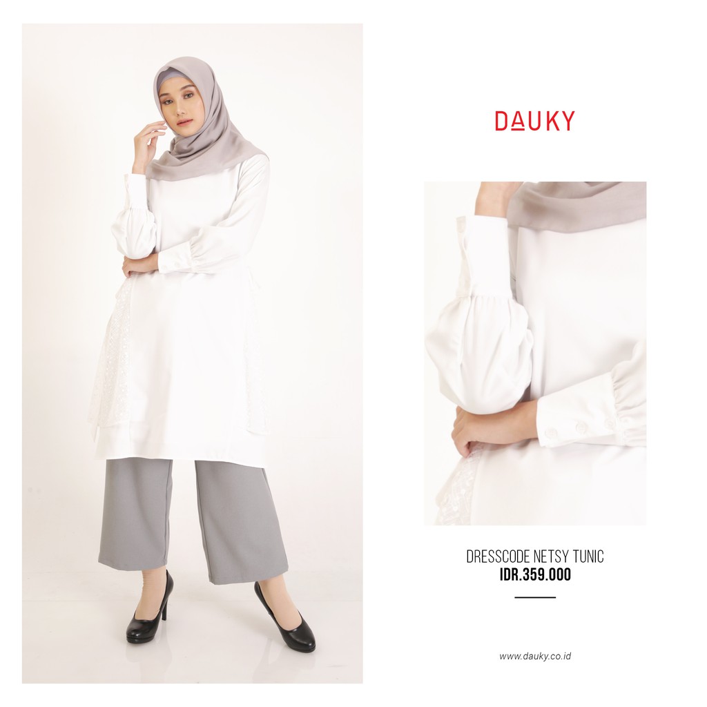 DRESSCODE NTESY TUNIK DAUKY / TUNIK DAUKY / TUNIK WANITA / ATASAN WANITA