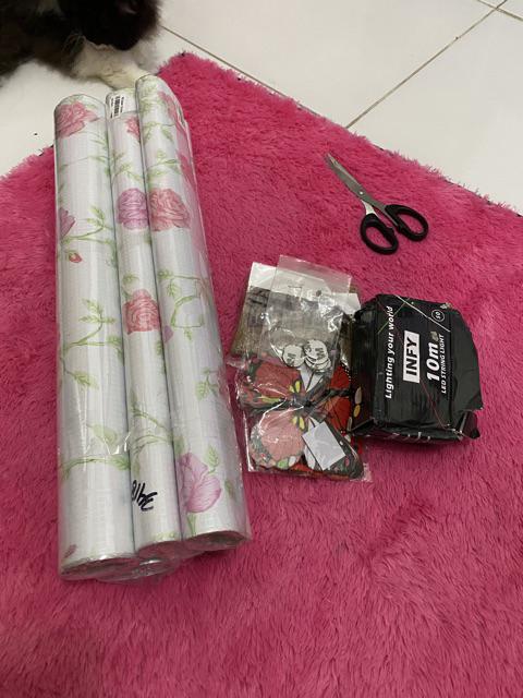 Stiker 3m Foam Busa Untuk Gantungan Dinding Double Tape Model Anti-air & Tahan Lama Bulat Persegi