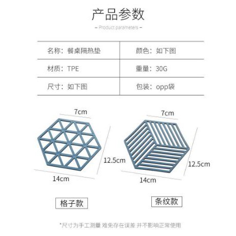 TATAKAN GELAS HEXAGON ALAS PIRING COASTER SEGI ENAM ESTETIK PERALATAN