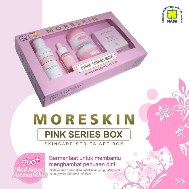 Paket Glowing MORESKIN NASA,bebas flek hitam