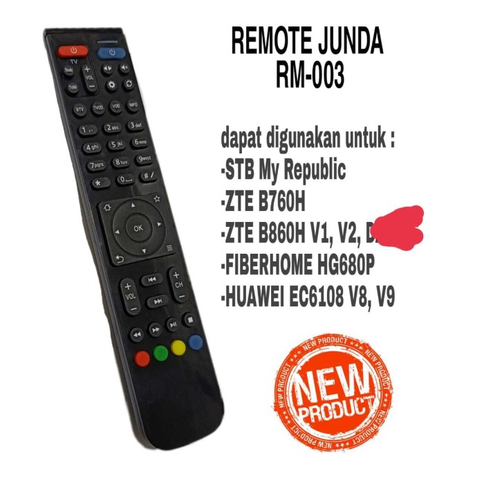 REMOT STB/REMOTE UNIVERSAL SET TOP BOX HUAWEI/MY REPUBLIC/INDIHOM DLL