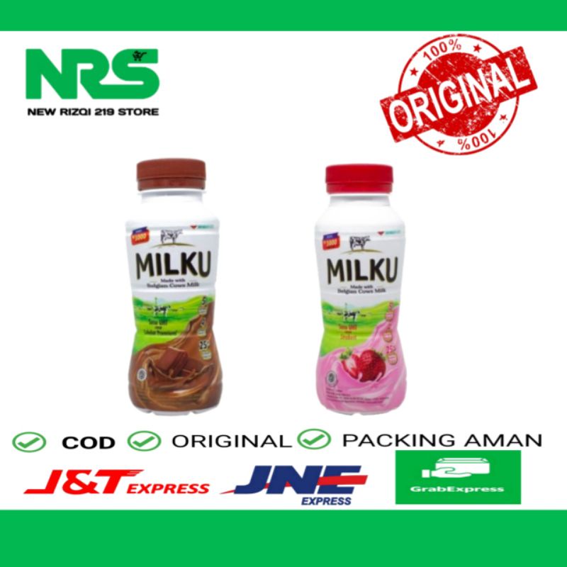 

Susu Milku Coklat & Strawberry 200ml / MILKU SUSU 200ML