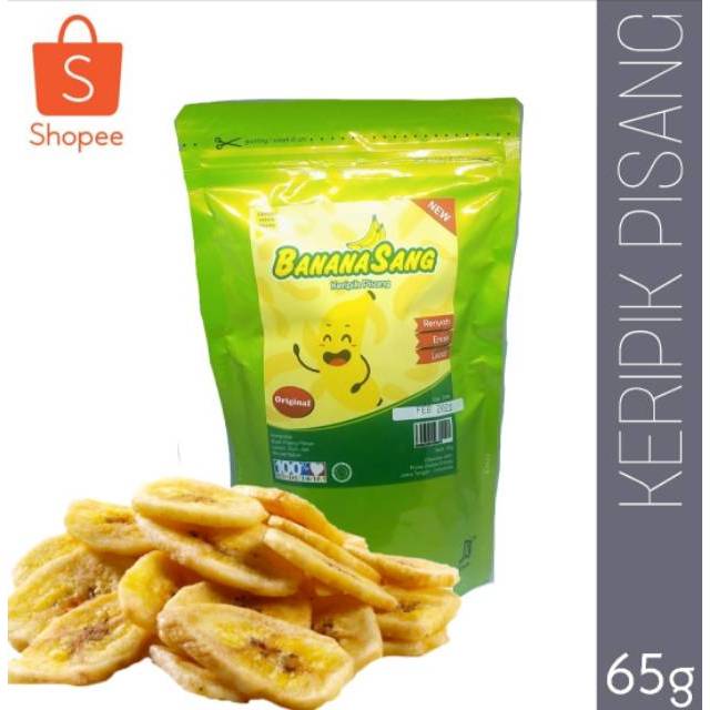 

BANANASANG - Cemilan Keripik Pisang (Rasa Original Salty)