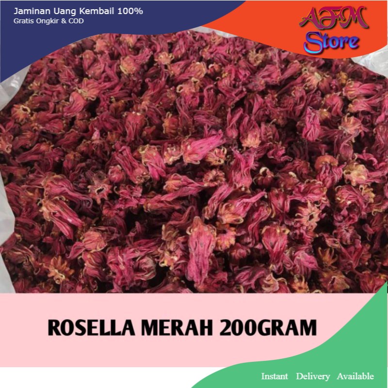 

ROSELLA MERAH KERING 200GRAM