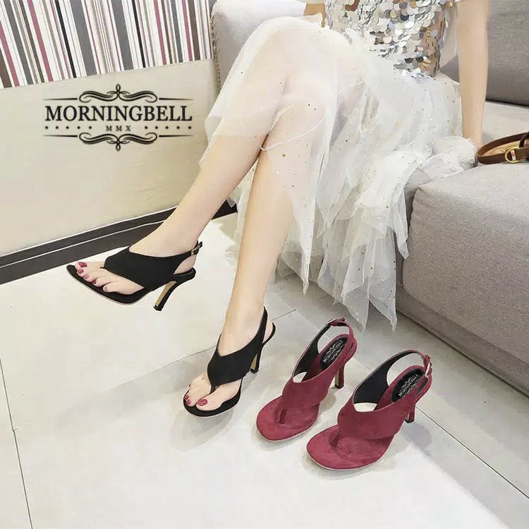 New arrival high heels jepit suede MB-012