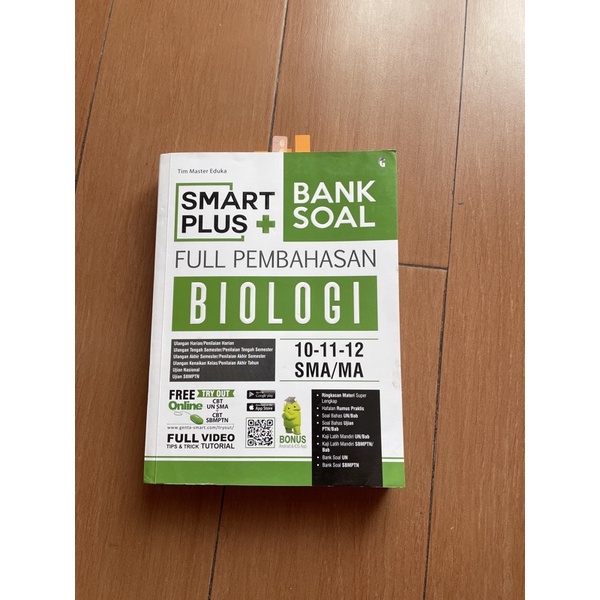 

preloved buku bank soal biologi kelas 10-11-12 SMA