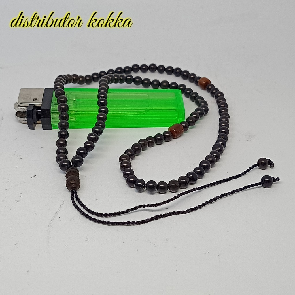 ( SUPER MURAH ) Kalung tasbih Kokka kaukah merica hitam