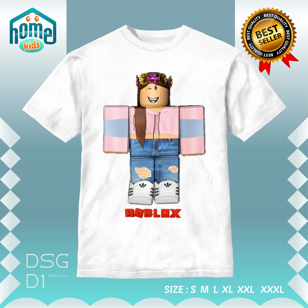 Kaos Anak ROBLOX GFX CHARAKTER GIRL