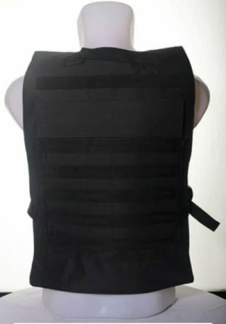 (COD)rompi motor hitam polos/bodyvest hitam/rompi lapangan/rompi touring