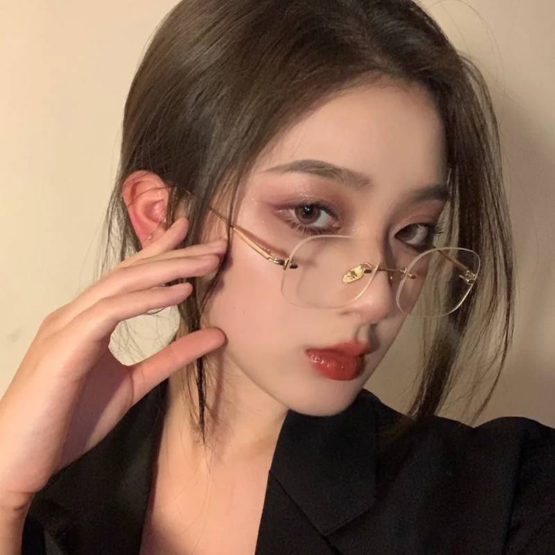 Kacamata Couple Tanpa Bingkai