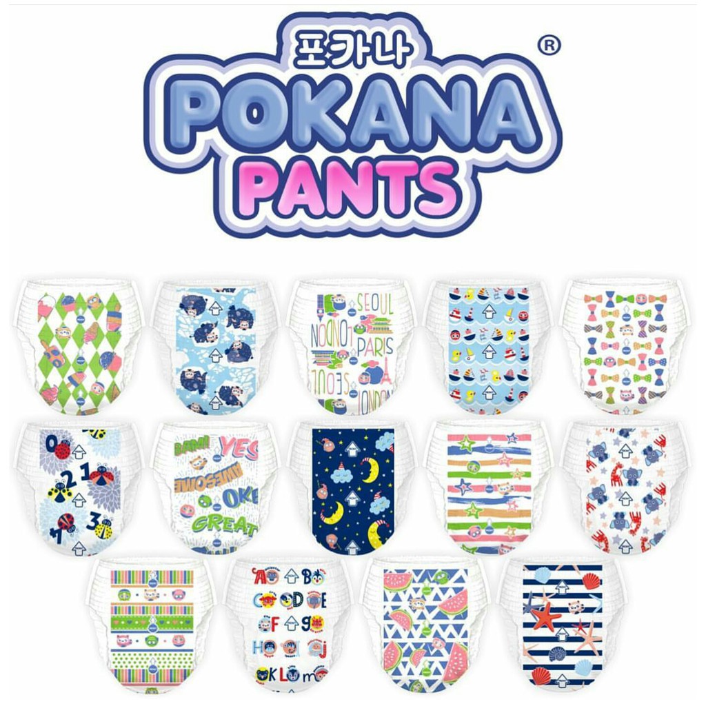 Pokana Pants Super Girls / Popok Bayi / Popok Celana Premium Sekali Pakai (Tersedia varian Ukuran)