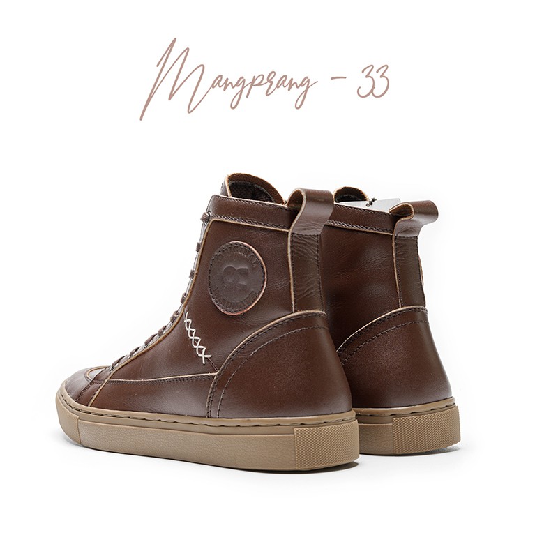 OC MANGPRANG SNEAKERS ORIGINAL LEATHER 100% BROWN