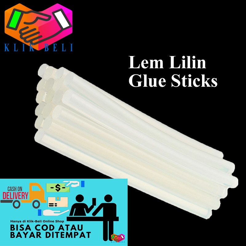 Lem Lilin Glue Gun Sticks Isi Stik Refill Stick Lem Tembak