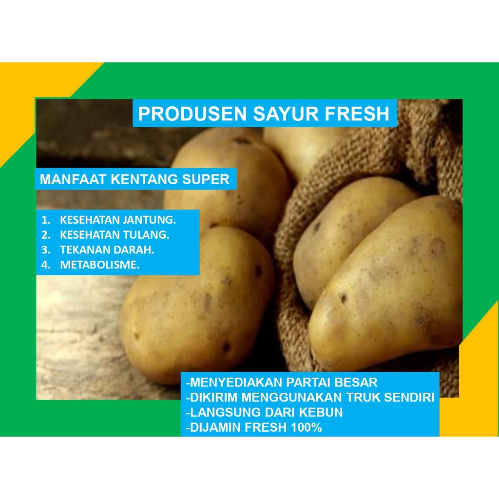 

Kentang Super Fresh Box Langsung Dari Petani