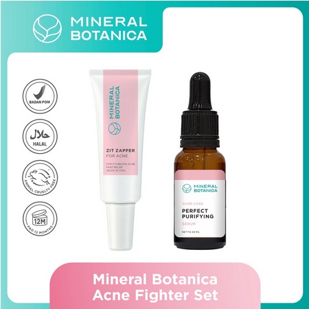 ❤GROSIR❤ Mineral Botanica Acne Fighter Set (mengatasi jerawat)