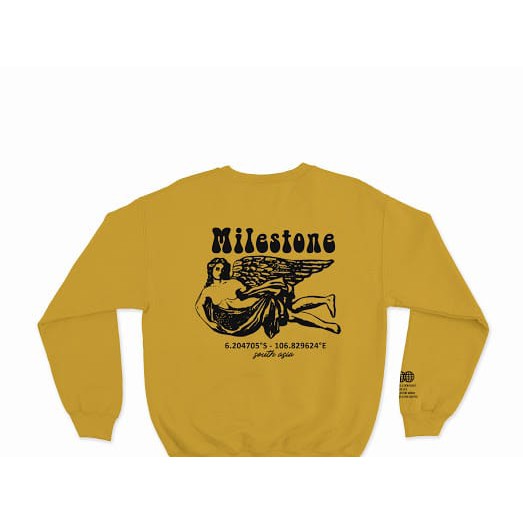 Milestones Yellow Crew Neck