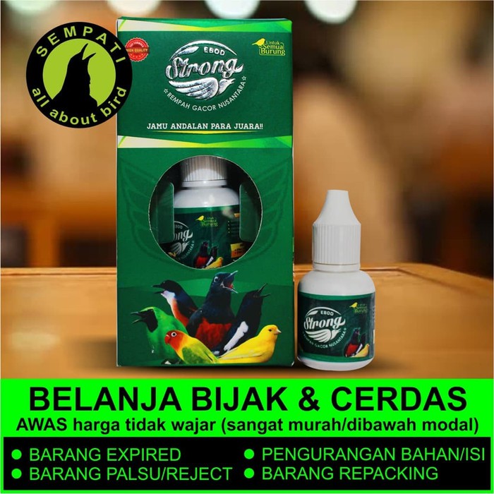 Free Ongkir EBOD STRONG VITAMIN BURUNG MENINGKATKAN STAMINA NAFAS PANJANG Terbaru