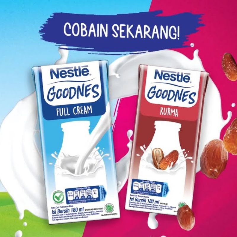 

Susu UHT Nestle Goodnes 180 ml