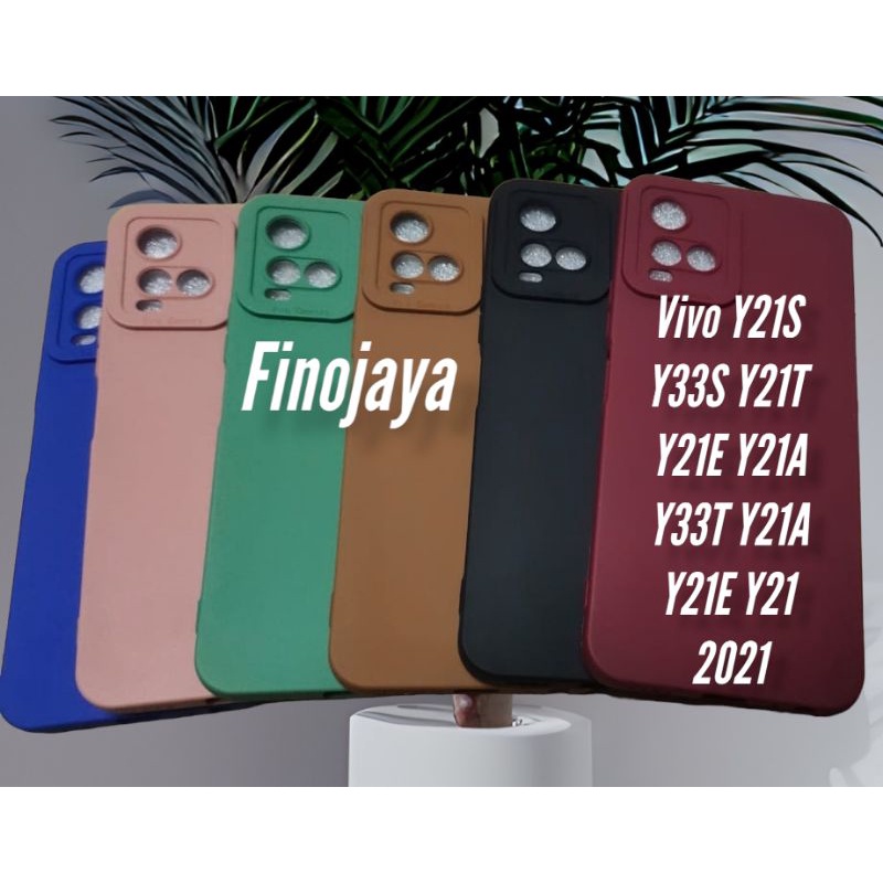 Case Macaron Vivo Y21S Y33S Y33T Y33A Y21 2021 Y21A Y21T Y21E Case pelindung Camera