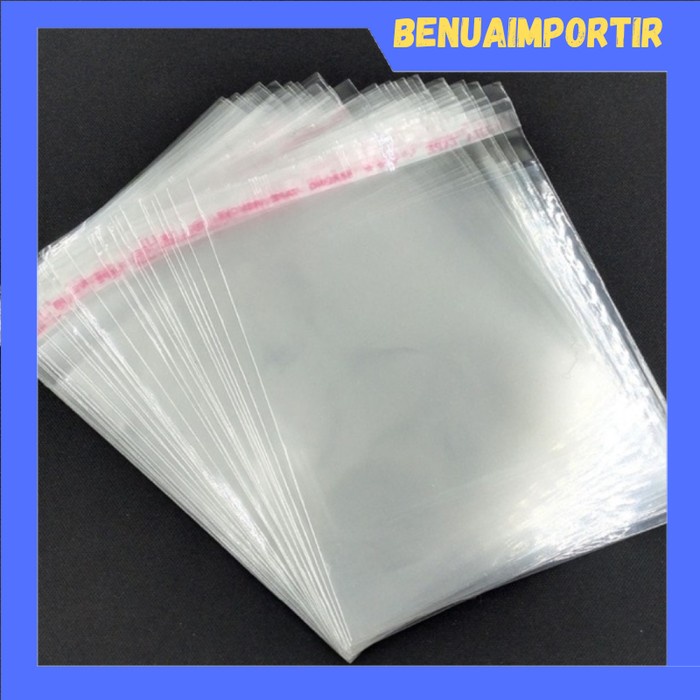 

BENUAIMPORTIR - Kantong Bening Plastik OPP Lem 100 pcs - O