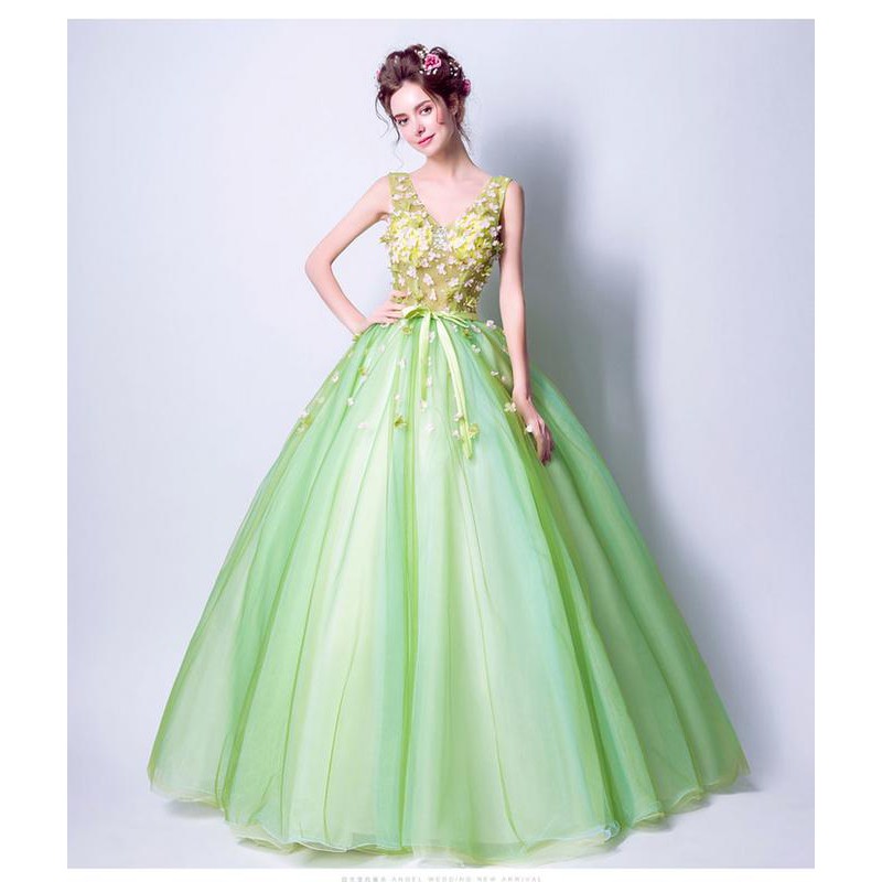 Gaun Pengantin 0230717 Hijau Wedding Gown Wedding Dress