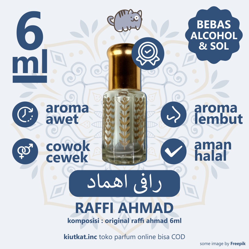 Jual Parfum Raffi Ahmad Original Isi Ml Indonesia Shopee Indonesia