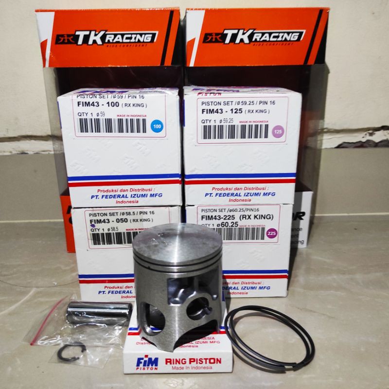 Piston Kit FIM FIM43 RX King STD OS 50 100 150 200 250 300 350 400