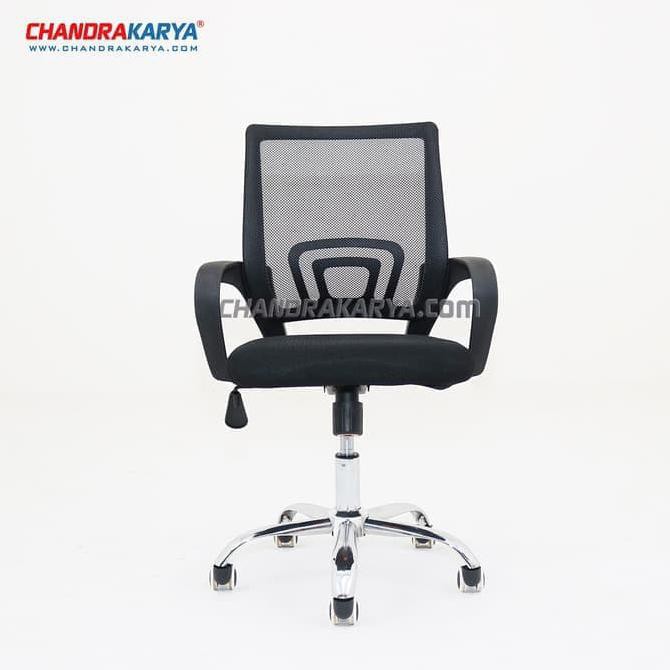 

Ready COD Kursi Kantor Staff - FS 4005 - 52cm x 56cm x 94cm - Hitam TERLARIS