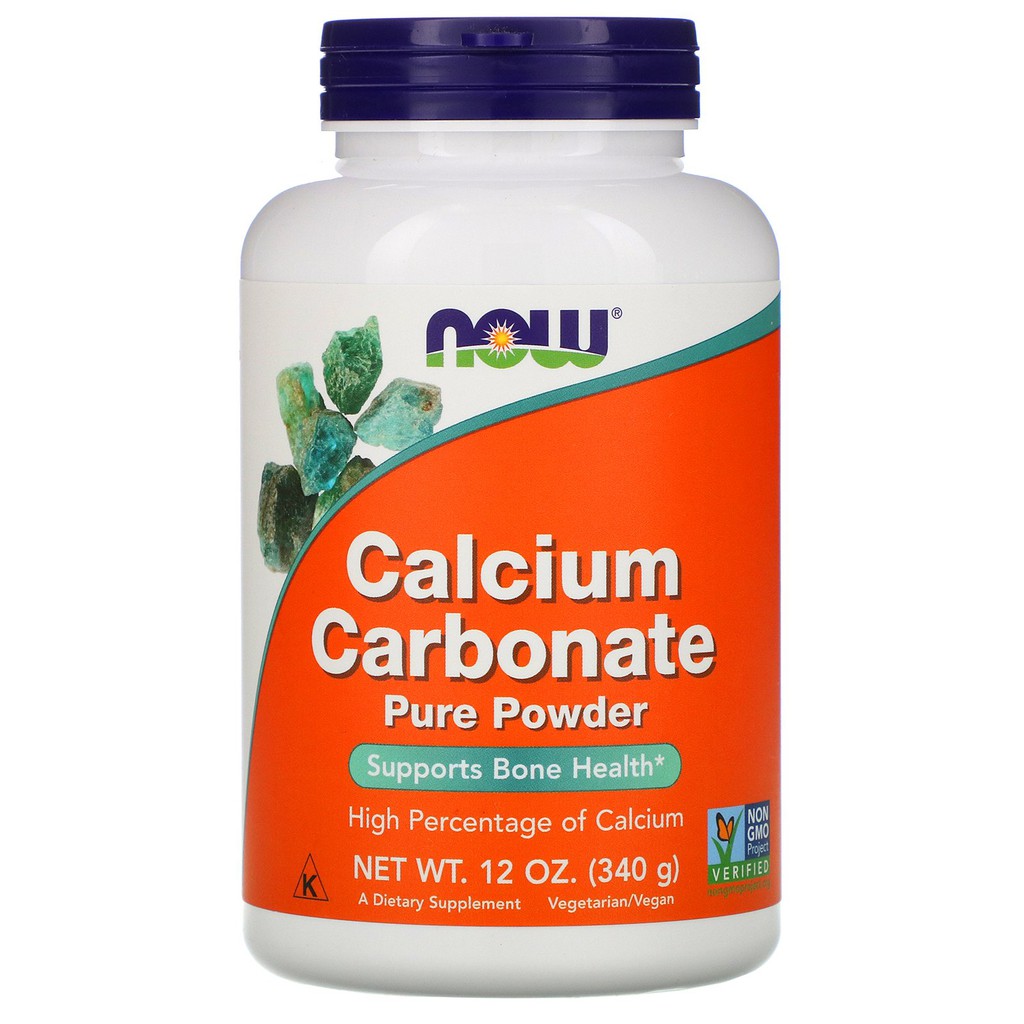 

Now Foods, Calcium Carbonate Powder, 340gr ORIGINAL USA