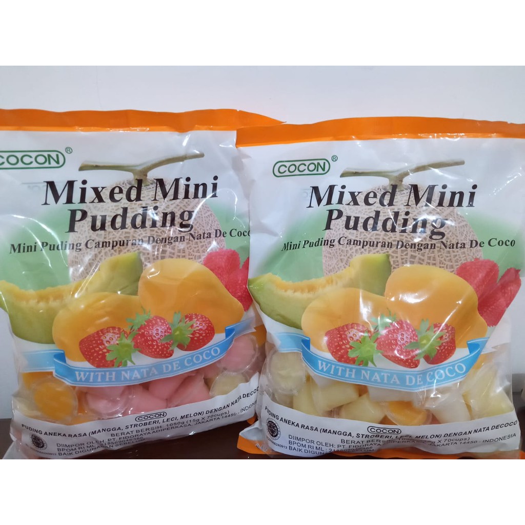 

Cocon Mixed Mini Pudding 1050g ( 15g X 70 cups )