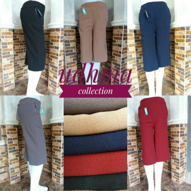 Celana Kulot 7/8 MatCrepe / Celana Kulot Wanita Terbaru / Termurah Konveksi Sendiri / Grosir Celana