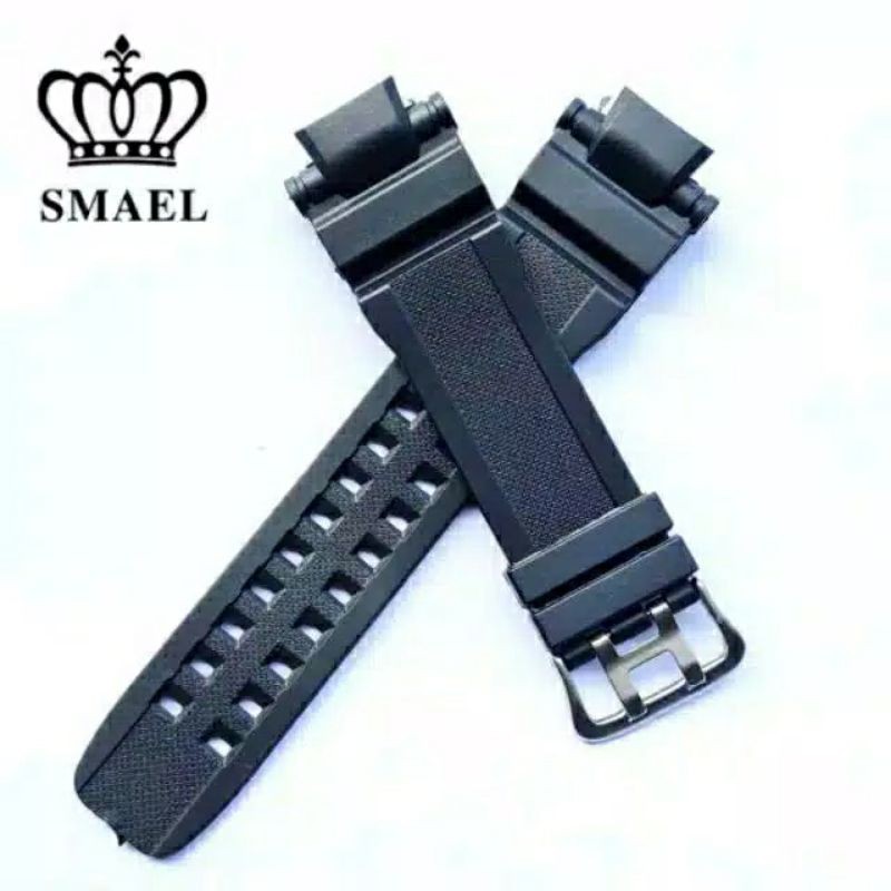 STRAP TALI JAM SMAEL 1376 RUBBER STRAP TALI JAM TANGAN SMAEL 1376