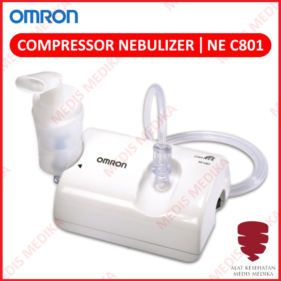 Air Compressor Nebulizer C28 C101 C801 C301 Omron ION 403C 402C 405A Alat Bantu Nafas Uap Terapi Pernafasan Asma