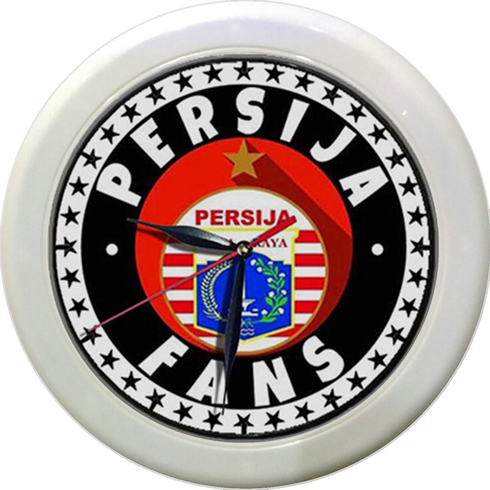 JAM DINDING PERSIJA 9   (DIAMETER 30CM)