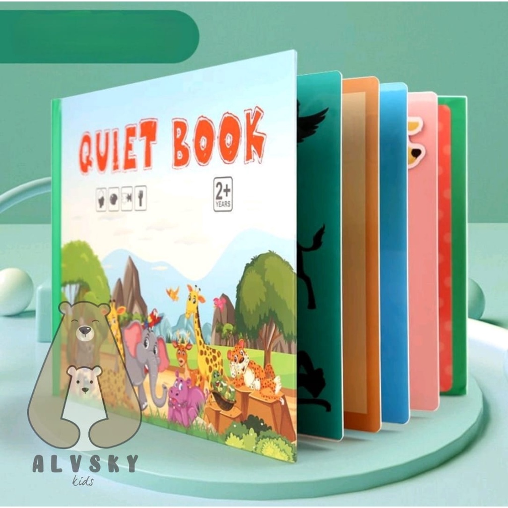 QUIET BOOK/BUSY BOOK/BUKU AKTIVITAS VELCRO ANAK/KIDS ACTIVITY BOOK