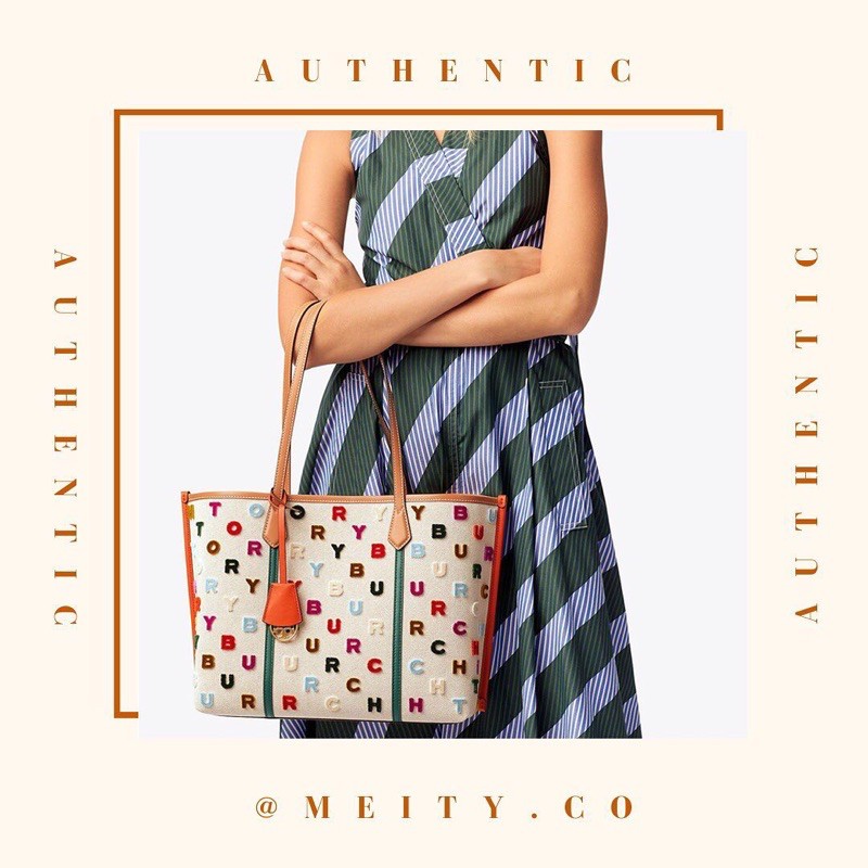 Tory Burch Perry Fil Coupe Triple Compartment Tote (PELUNASAN)