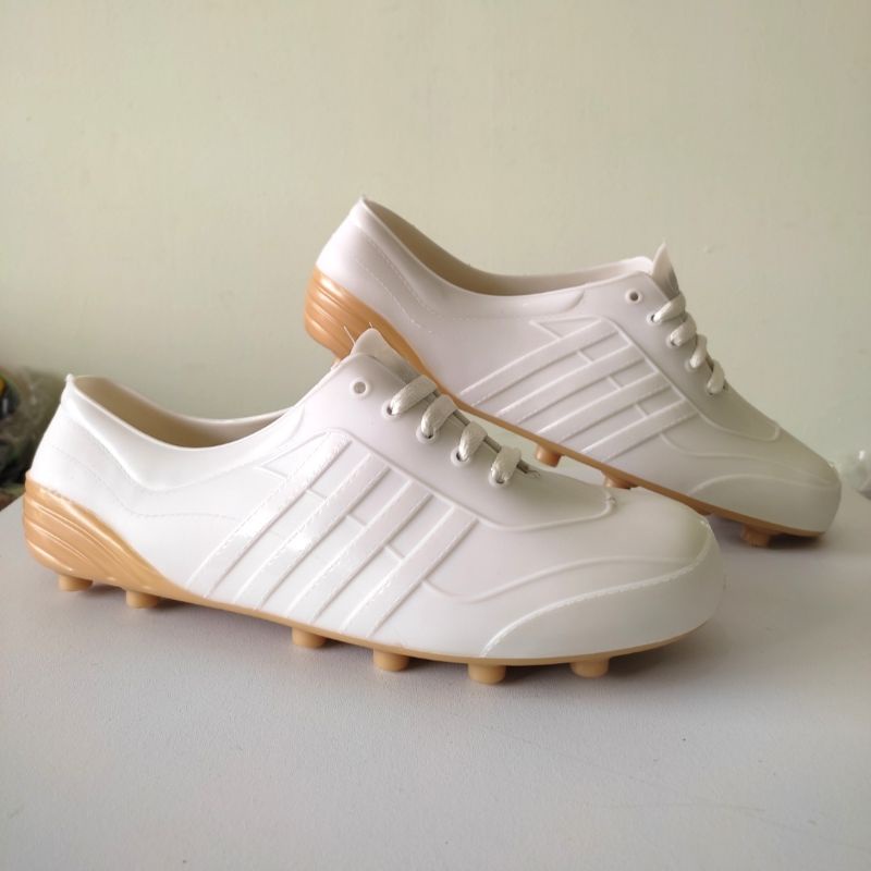 AP Boots 969 White Sepatu Karet Pull Bola Putih untuk Perkebunan Sawit