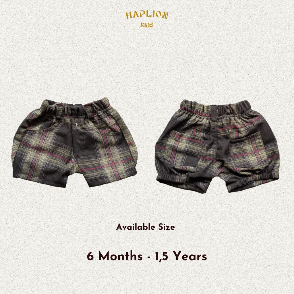 Celana Baby Pants Pendek Flanel Celpen Bayi 6 - 18 Bulan | Haplion Kidswear