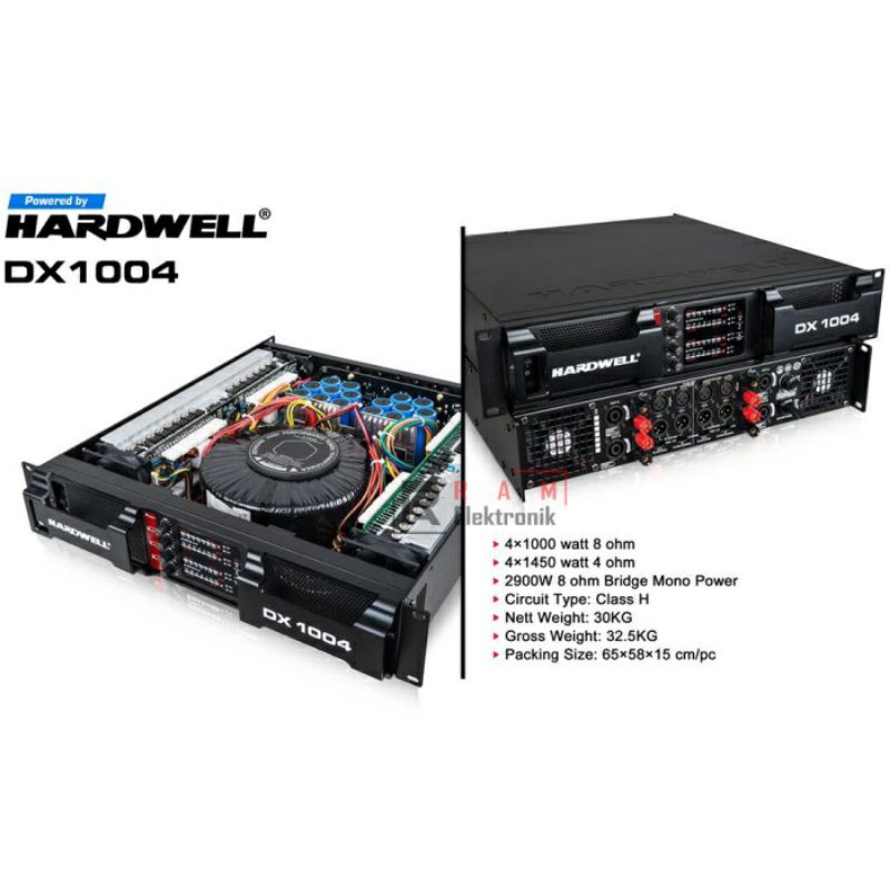 Power Amplifier Hardwell 1004 (4channel)