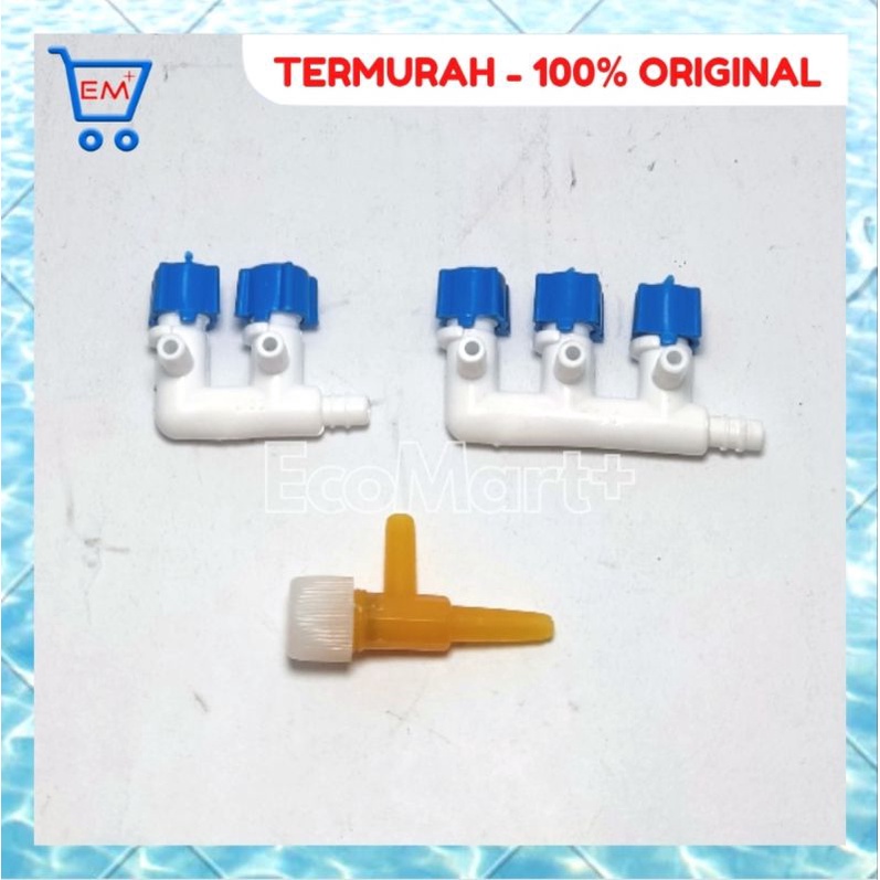 Kran Cabang Selang Aerator Kran Pembagi - HARGA 3 PCS /Varian